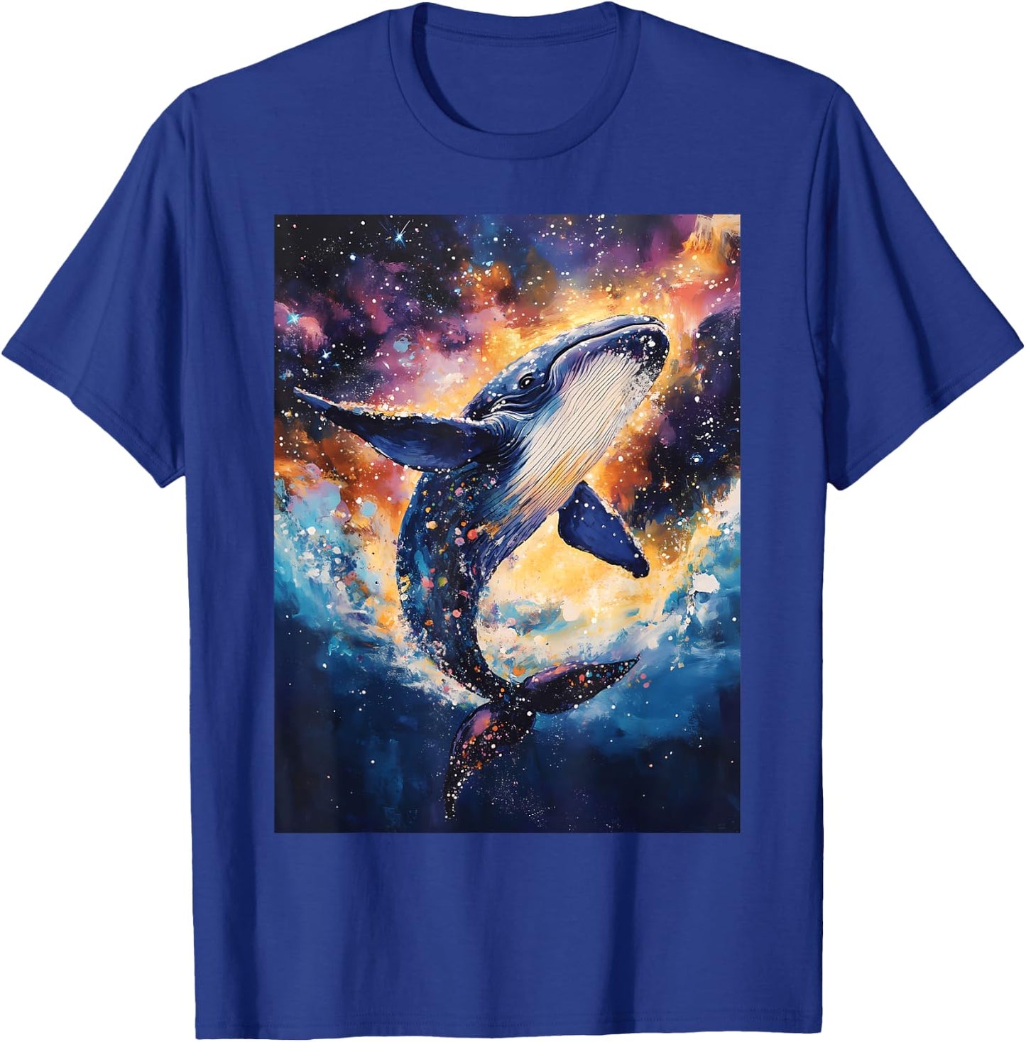 Colorful Whale T-Shirt - T-Shirt | Royal