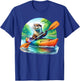 Kayaking River Otter Kayaker Kayak Canoe Paddling T-Shirt - T-Shirt | Royal