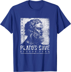 Platos Cave Rescue Team Platons Höhlengleichnis Philosophie T-Shirt - T-Shirt | Royal