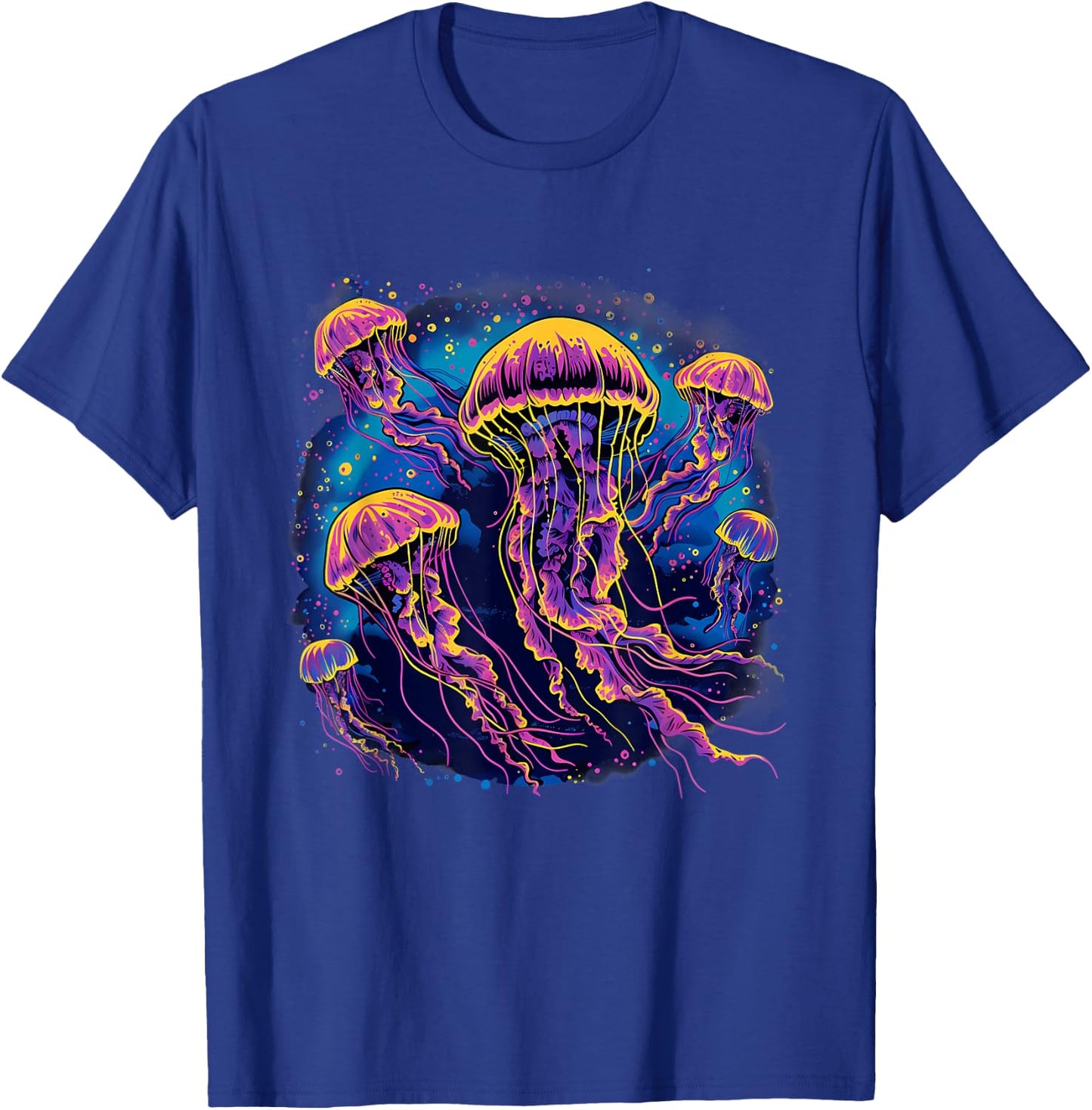 Jellyfish Sea Ocean Jellyfish Ocean Sea Animal Marine Mammal T-Shirt - T-Shirt | Royal