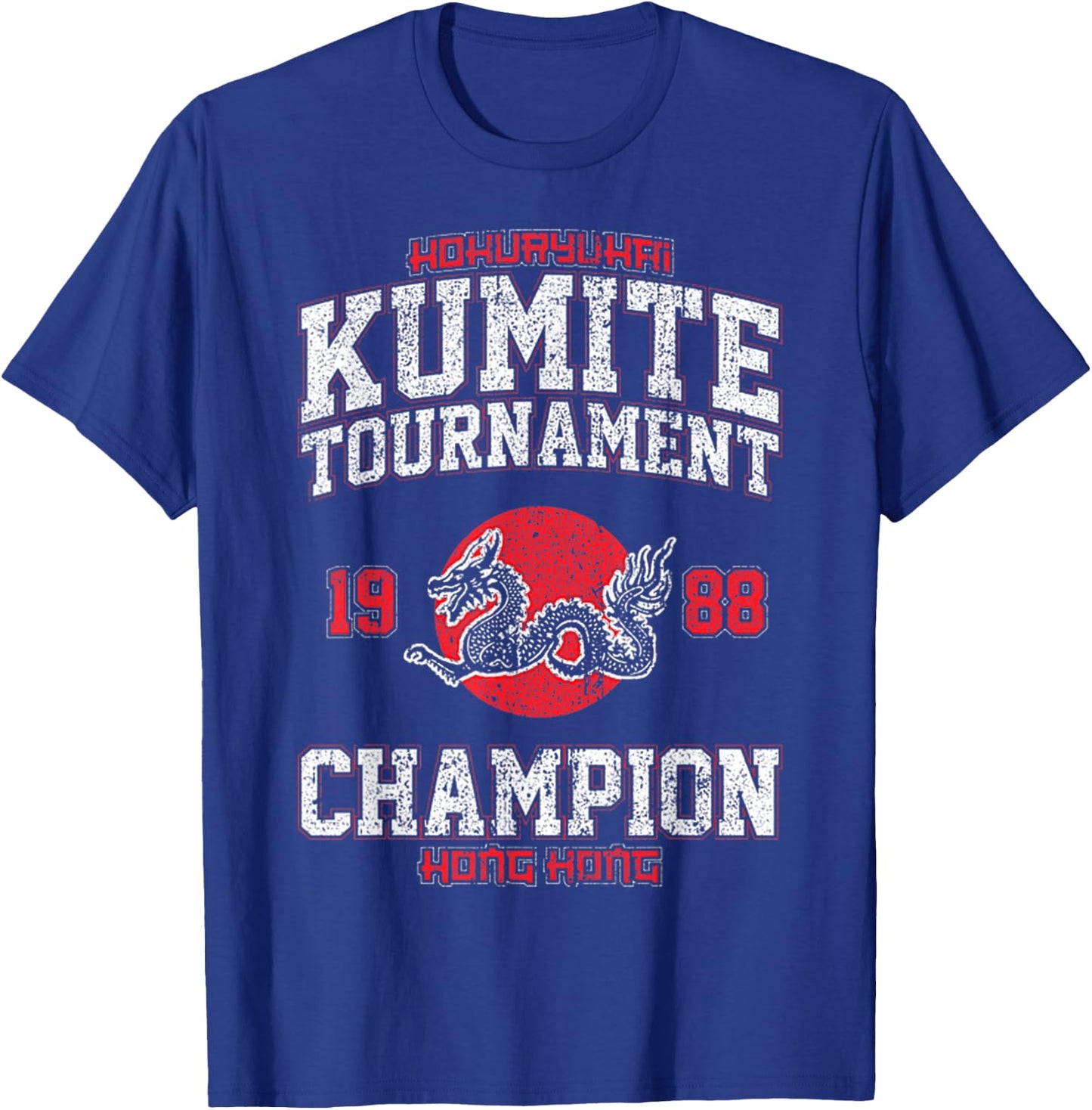 Vintage Kumite Tournament Funny Viral Karate Champion T-Shirt - T-Shirt | Royal