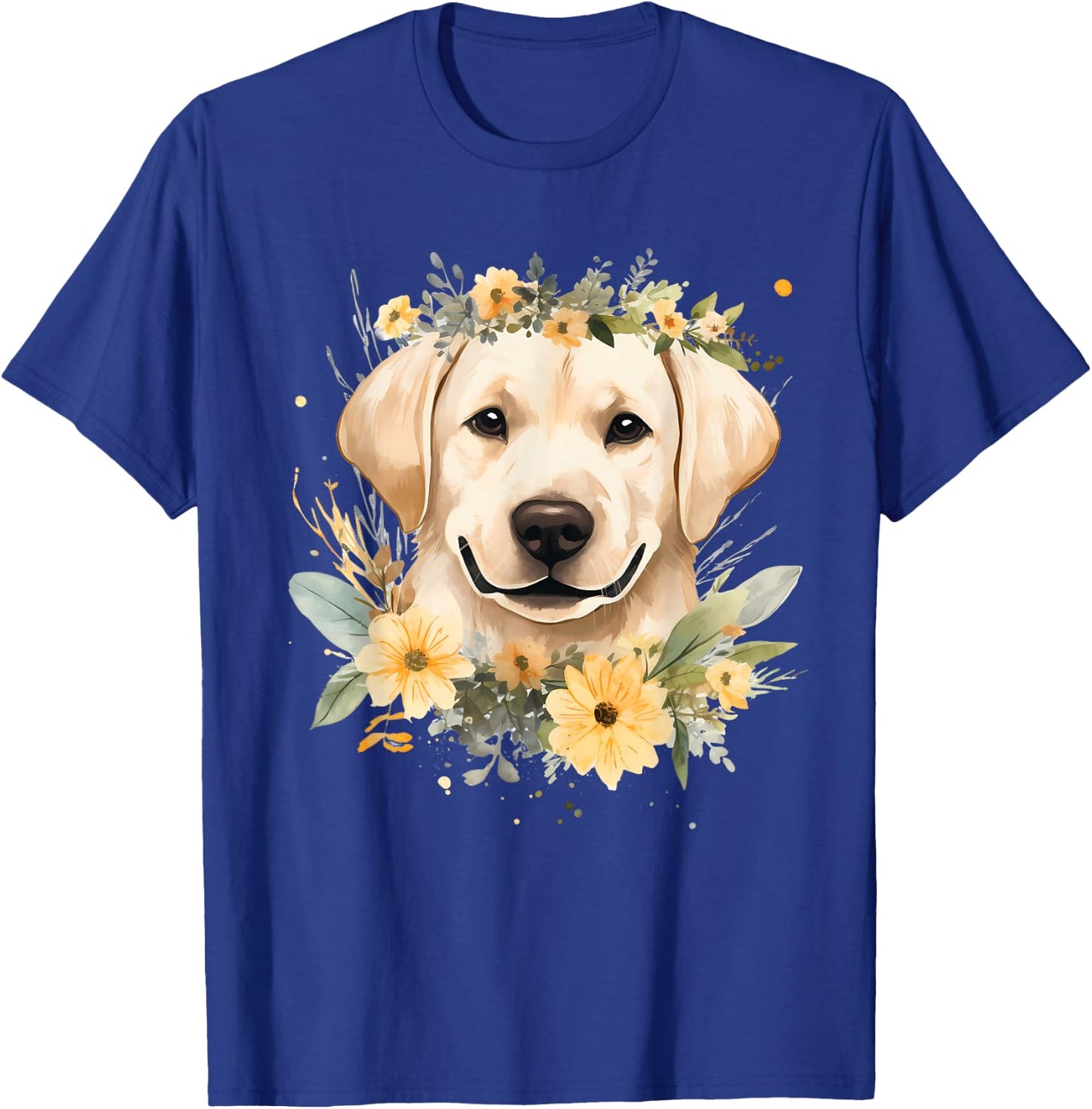Watercolor Labrador Labbi T-Shirt - T-Shirt | Royal