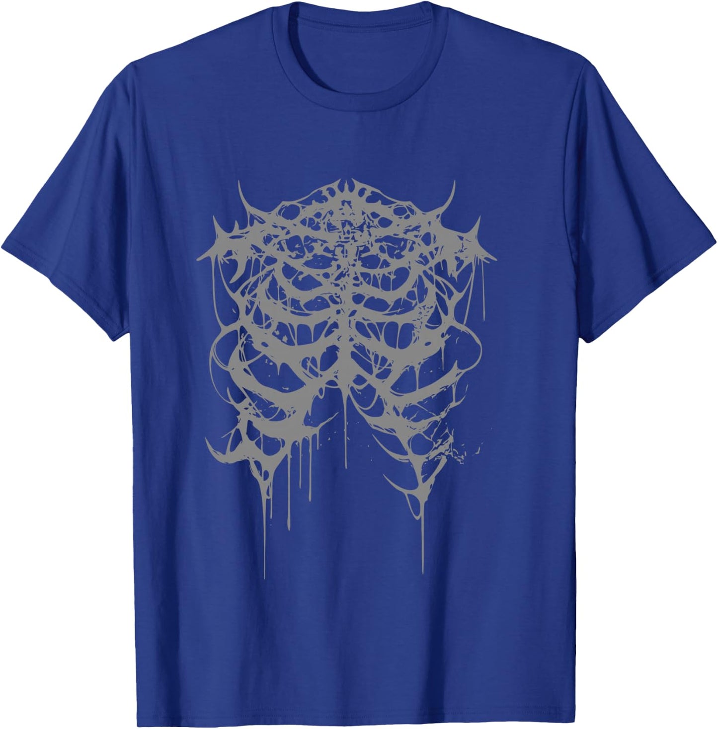 Horror Black Metal Death Metal | Gothic Goth Grunge Langarmshirt T-Shirt - T-Shirt | Royal