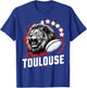 Toulouse Six Stars Supporter Toulouse Gift Humour T-Shirt - T-Shirt | Royal
