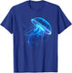 Blue sea jellyfish Medusa ear jellyfish sea creature T-Shirt - T-Shirt | Royal
