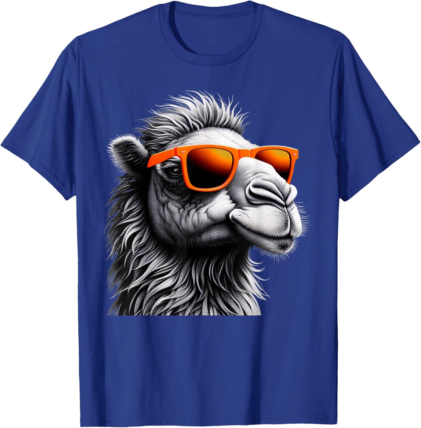 Cool Camel Wearing Sunglasses Graphic Art T-Shirt - T-Shirt | Royal
