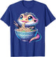 Kawaii Bearded Dragon Eating Ramen Noodles Bearded Dragon T-Shirt - T-Shirt | Royal