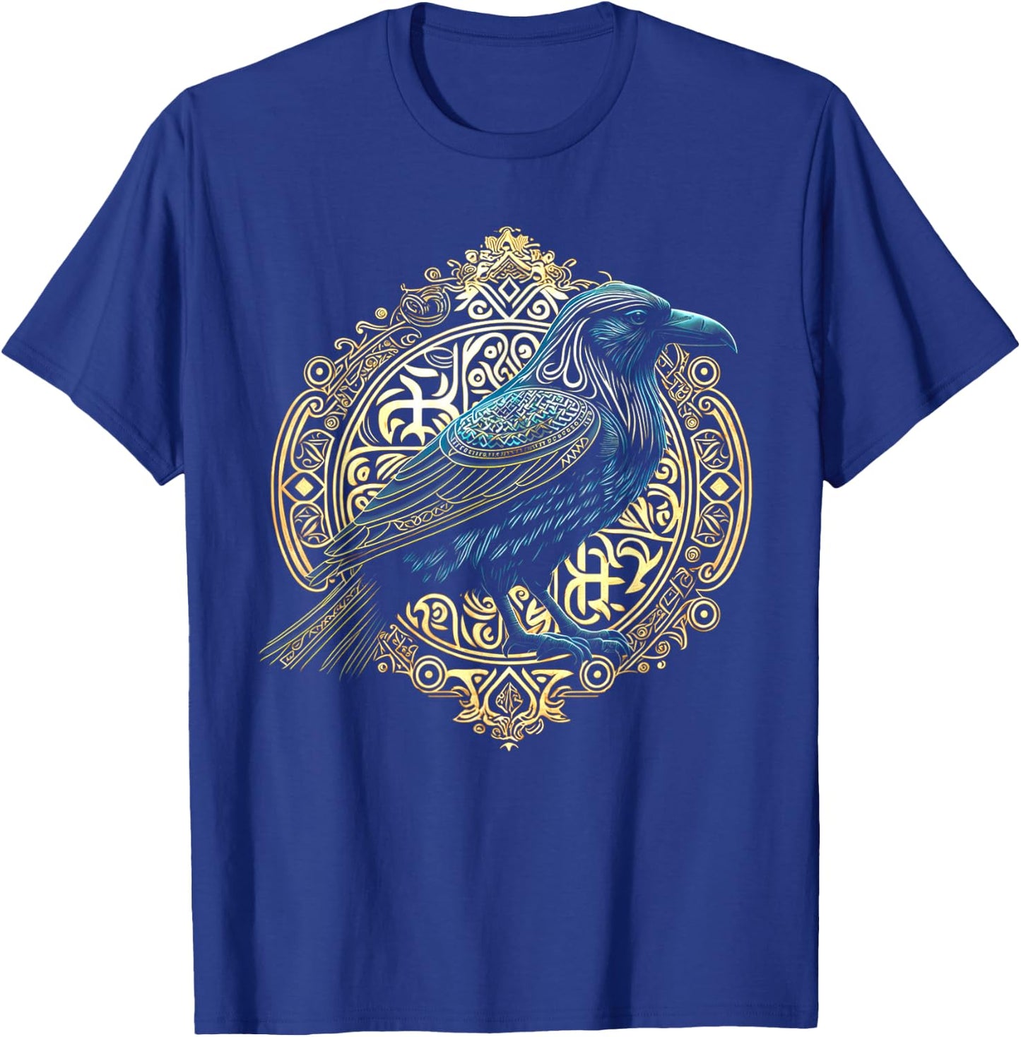 Raven Viking Valhalla North Myths T-Shirt - T-Shirt | Royal