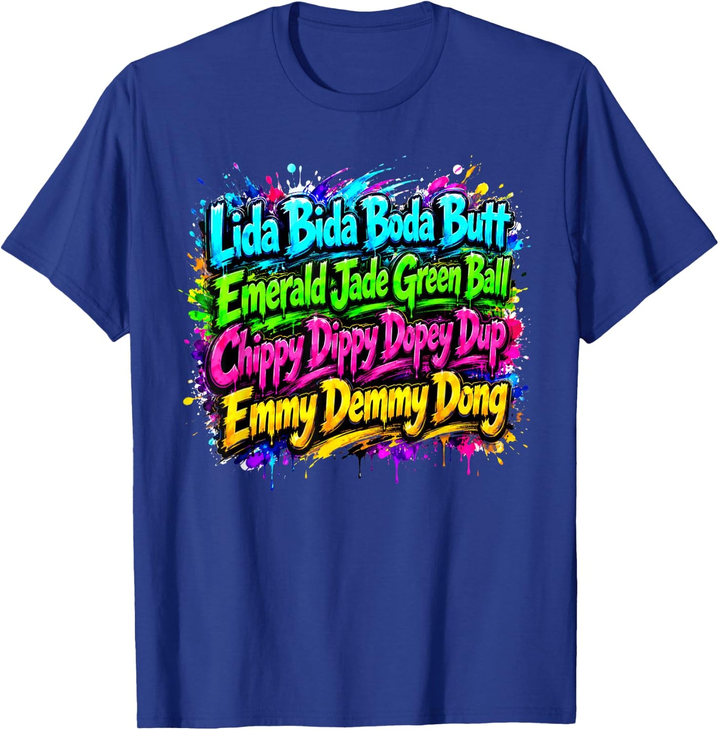LIDA Bida Boda Butt, Emerald Jade Green Ball T-Shirt - T-Shirt | Royal
