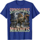 Roaring Spinosaurus Mirabilis Prehistoric Dinosaur T-Shirt - T-Shirt | Royal