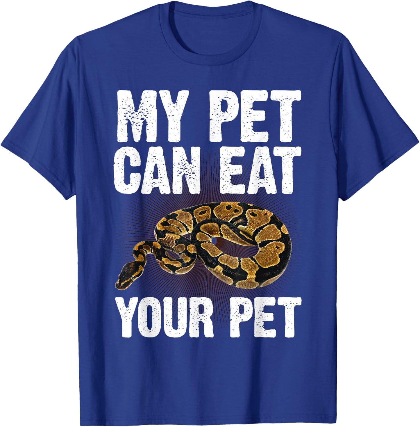 Funny Ball Python Art Women Kids Snake Ball Python T-Shirt - T-Shirt | Royal