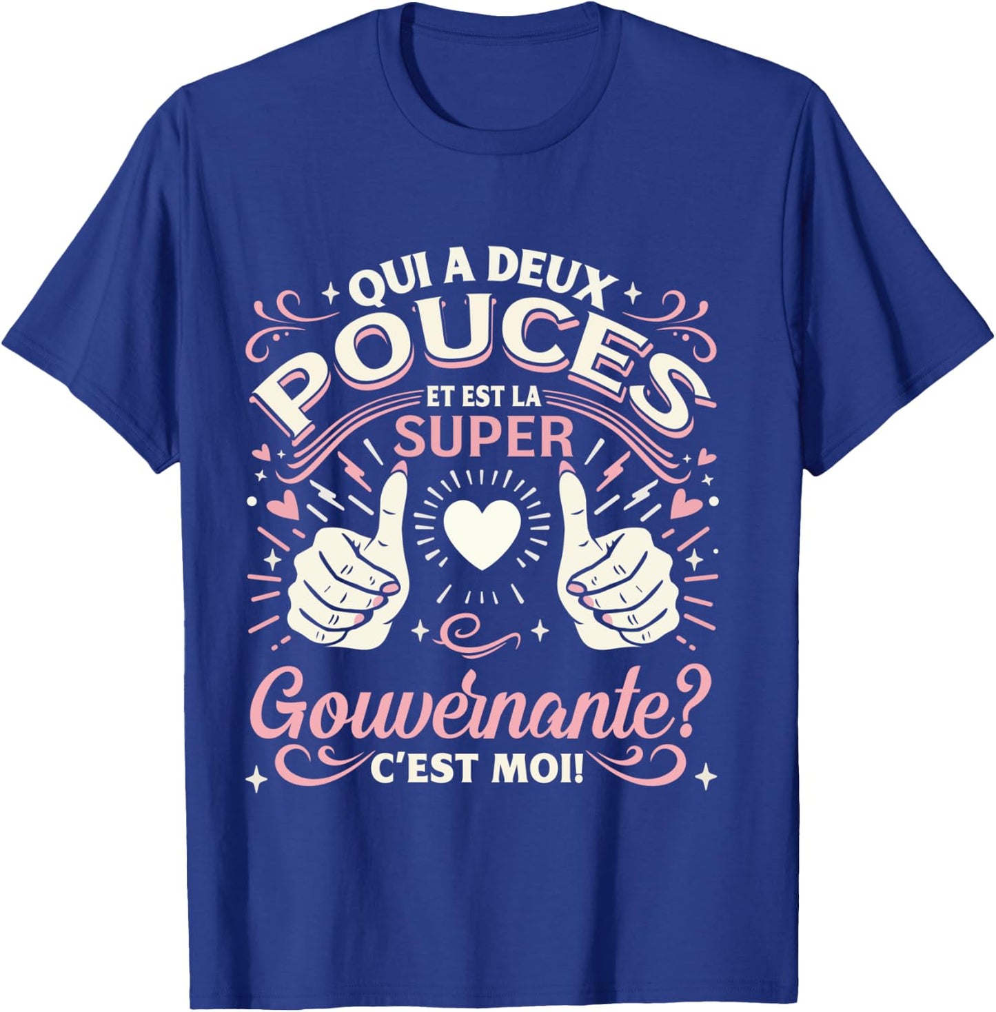 Une Super Gouvernante Cadeau Gouvernante Femme Manche Longue T-Shirt - T-Shirt | Royal