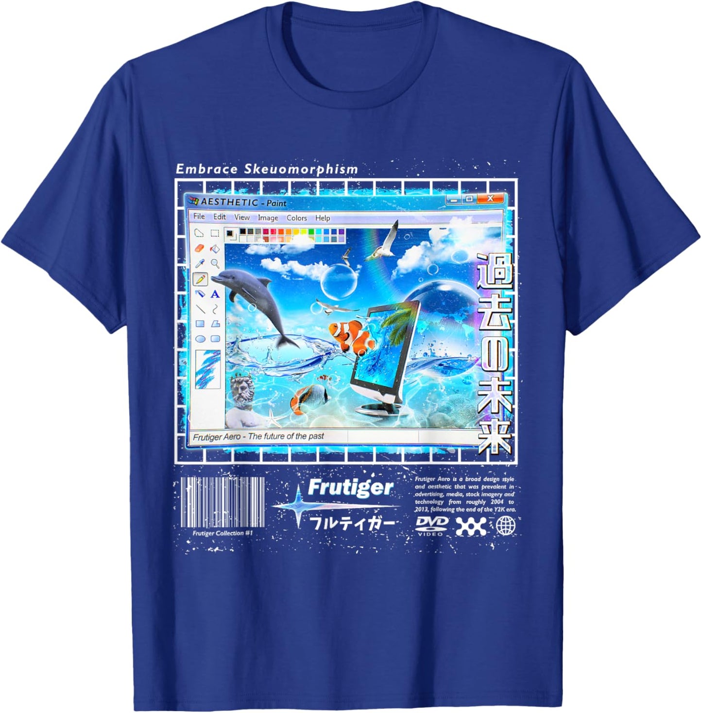 Frutiger Aero Fashion Collection T-Shirt - T-Shirt | Royal