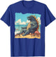 Kaiju on The Beach Suntanning Vacation Ocean Holiday Party T-Shirt - T-Shirt | Royal