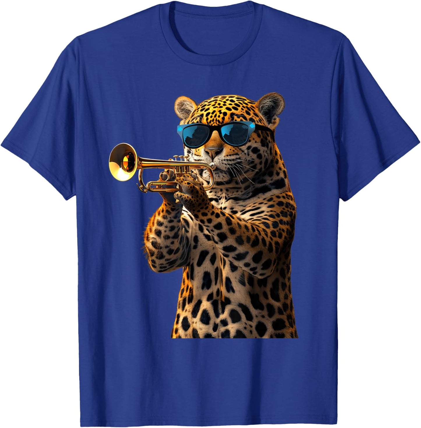 Jaguar Trumpet T-Shirt - T-Shirt | Royal