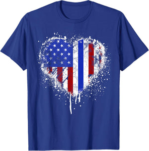 Policeman Fallen But Not Forgotten Thin Blue Line T-Shirt - T-Shirt | Royal