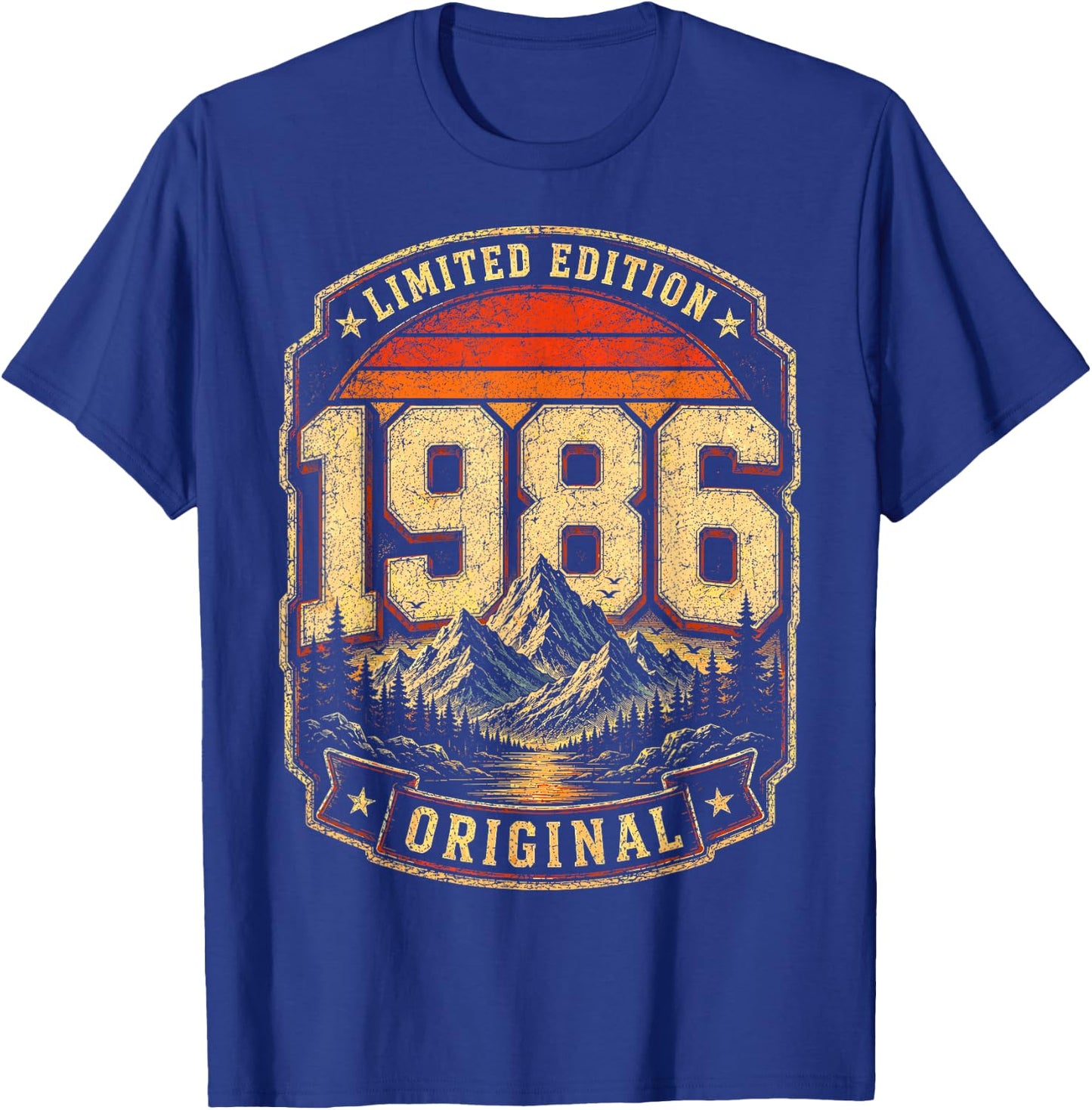 40. Geburtstag Mann Frau 40 Jahre 1986 Deko Geschenk Lustig T-Shirt - T-Shirt | Royal