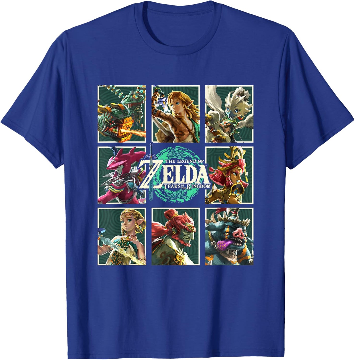 The Legend of Zelda Tears of The Kingdom Character Boxes T-Shirt - T-Shirt | Royal