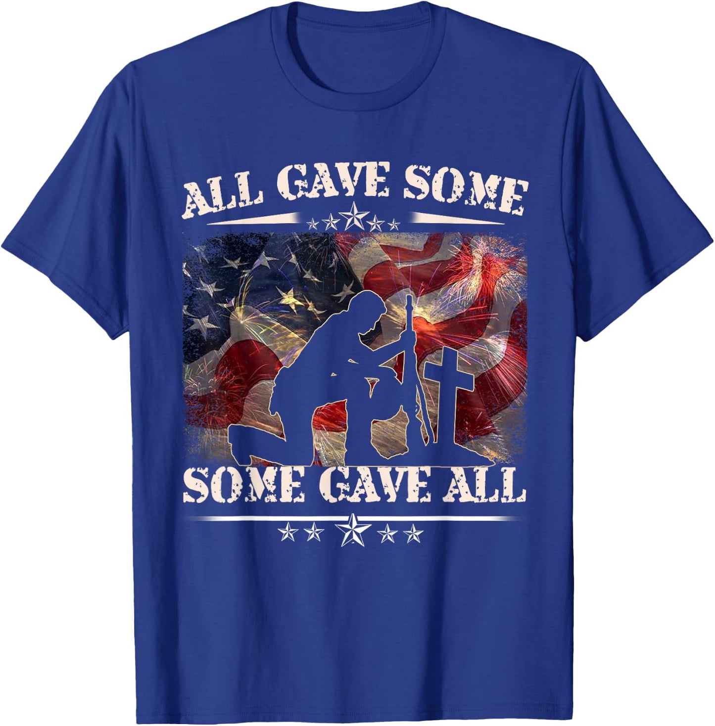 All Gave Some Some Gave All Veteran & Memorial's Day T-Shirt - T-Shirt | Royal