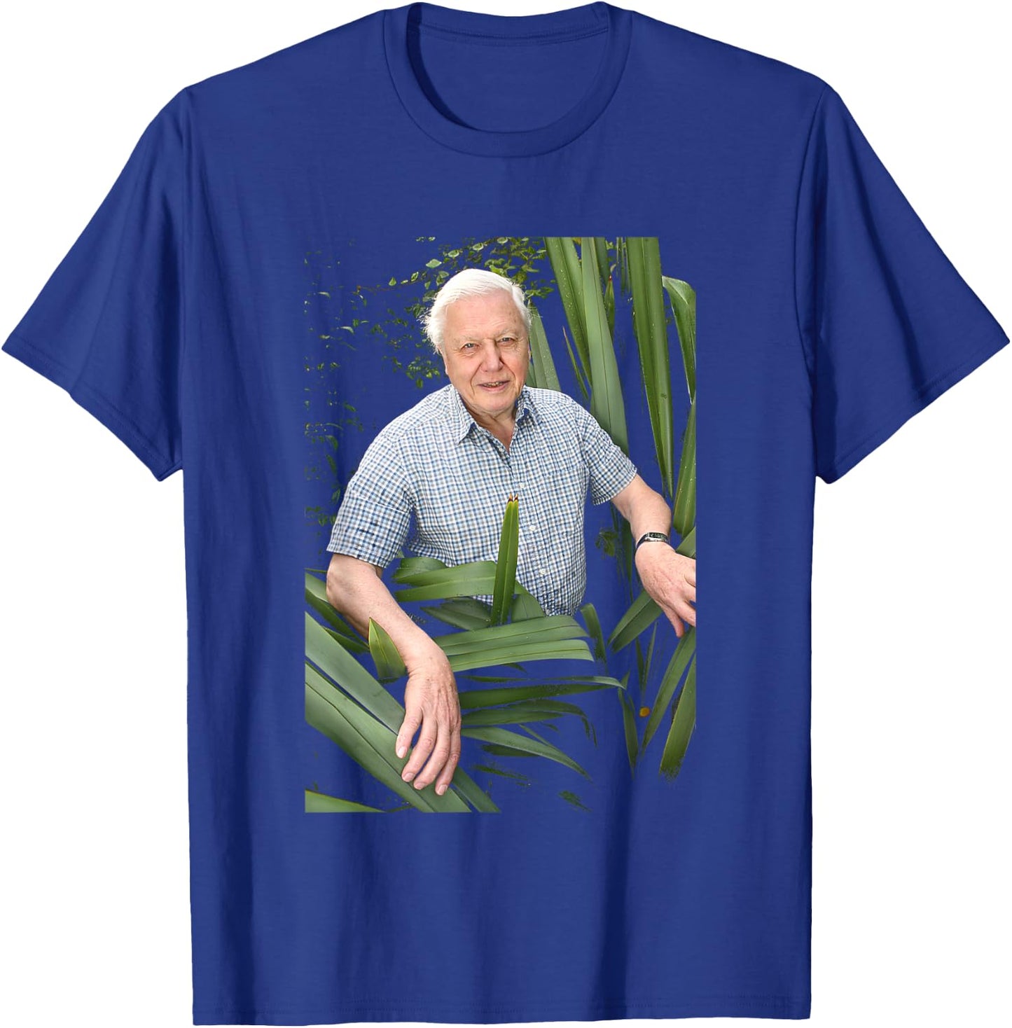 David Attenborough Amongst Nature Documentarian T-Shirt - T-Shirt | Royal