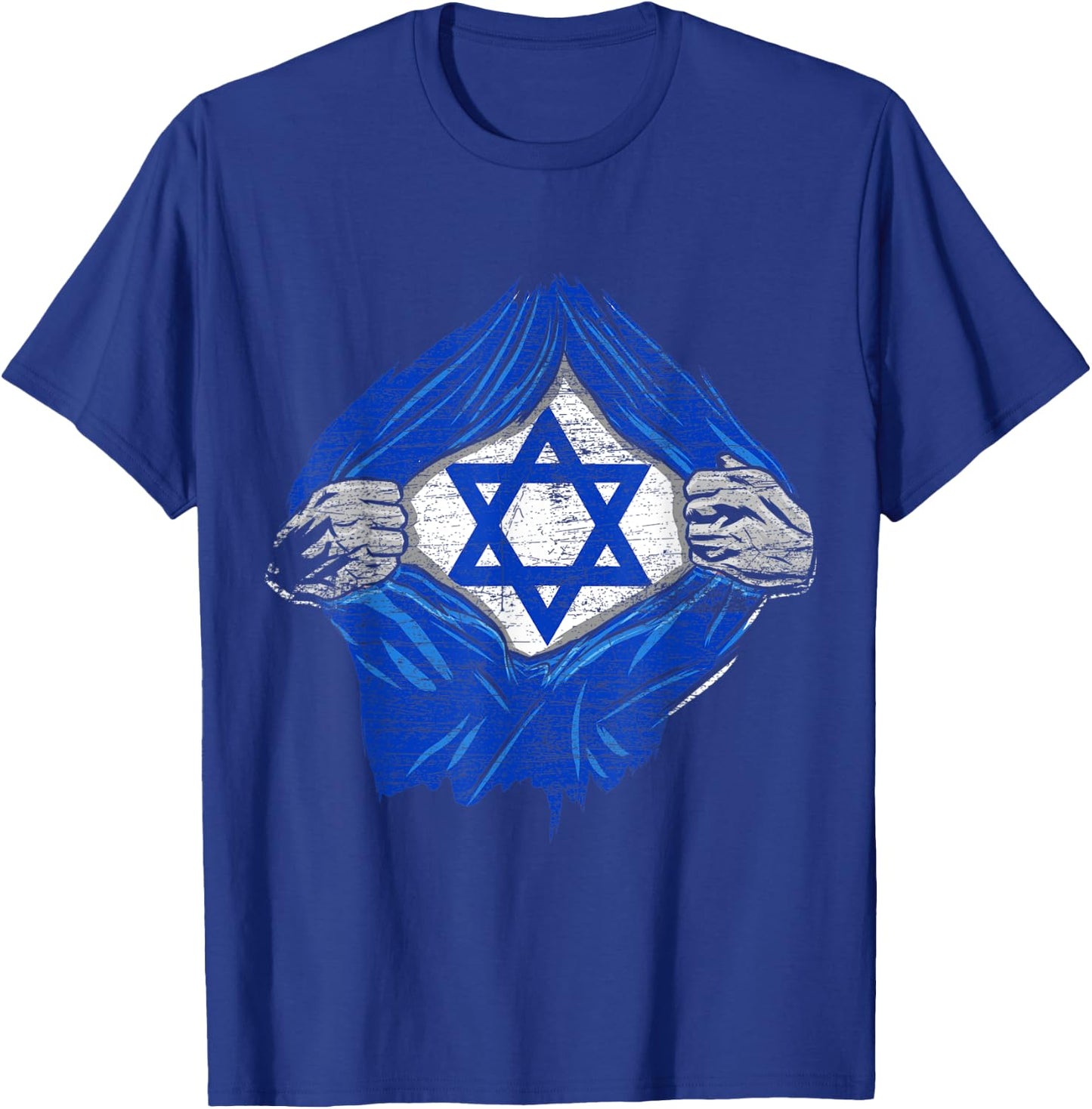 Jewish Israeli Symbol Jerusalem Israel T-Shirt - T-Shirt | Royal