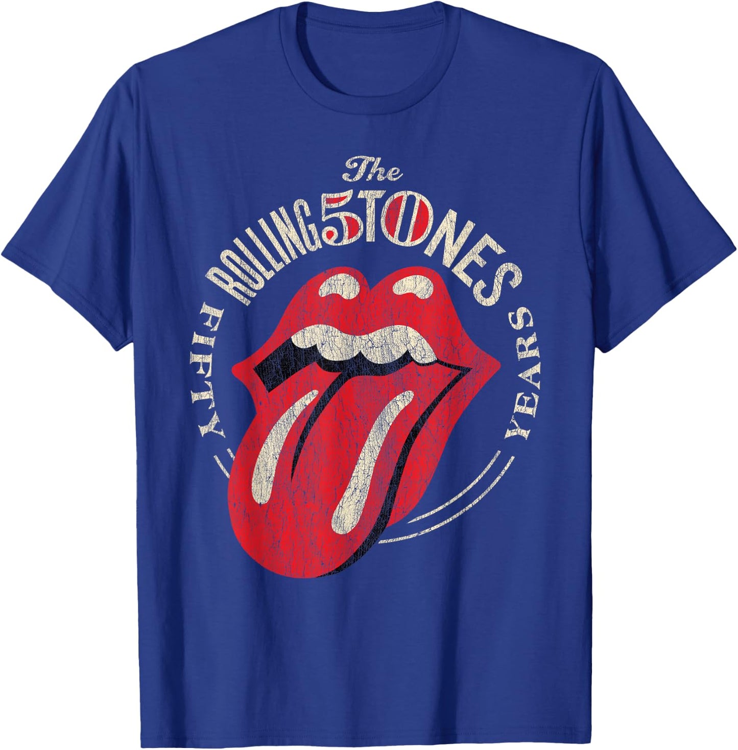 The Rolling Stones 50th Anniversary Logo T-Shirt - T-Shirt | Royal