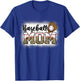 Bleached Baseball Mom Leopard Mother's Day T-Shirt - T-Shirt | Royal
