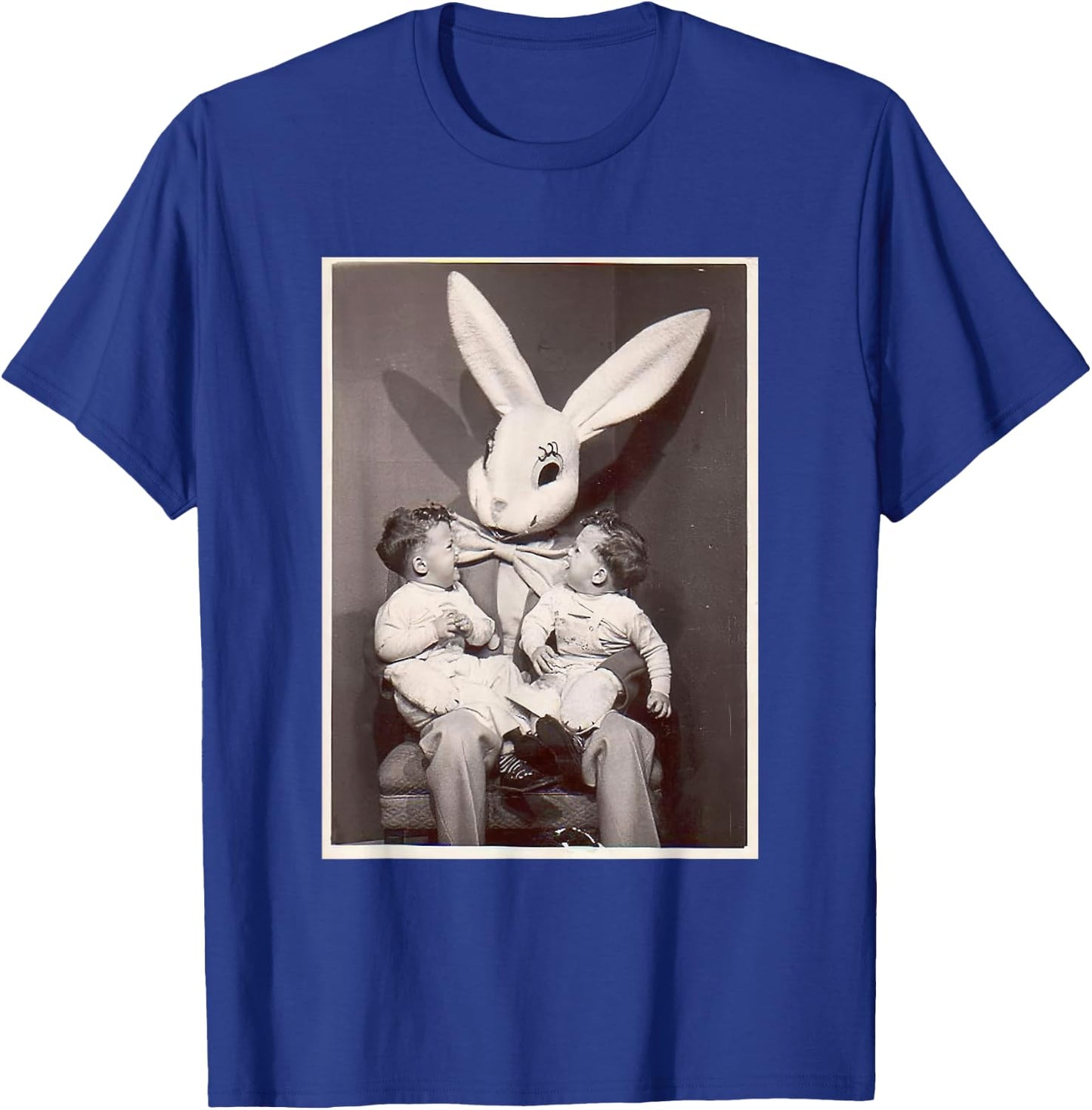Creepy Easter Bunny Horror Easter T-Shirt - T-Shirt | Royal