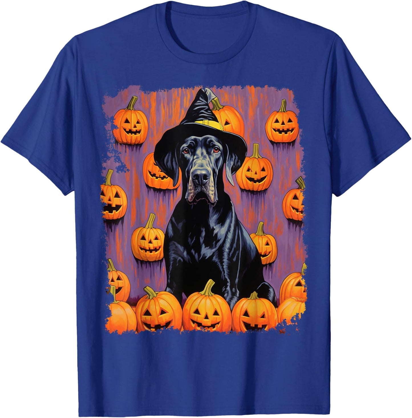 Halloween Dog Great Dane T-Shirt - T-Shirt | Royal