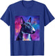 Space Bull Terrier T-Shirt - T-Shirt | Royal