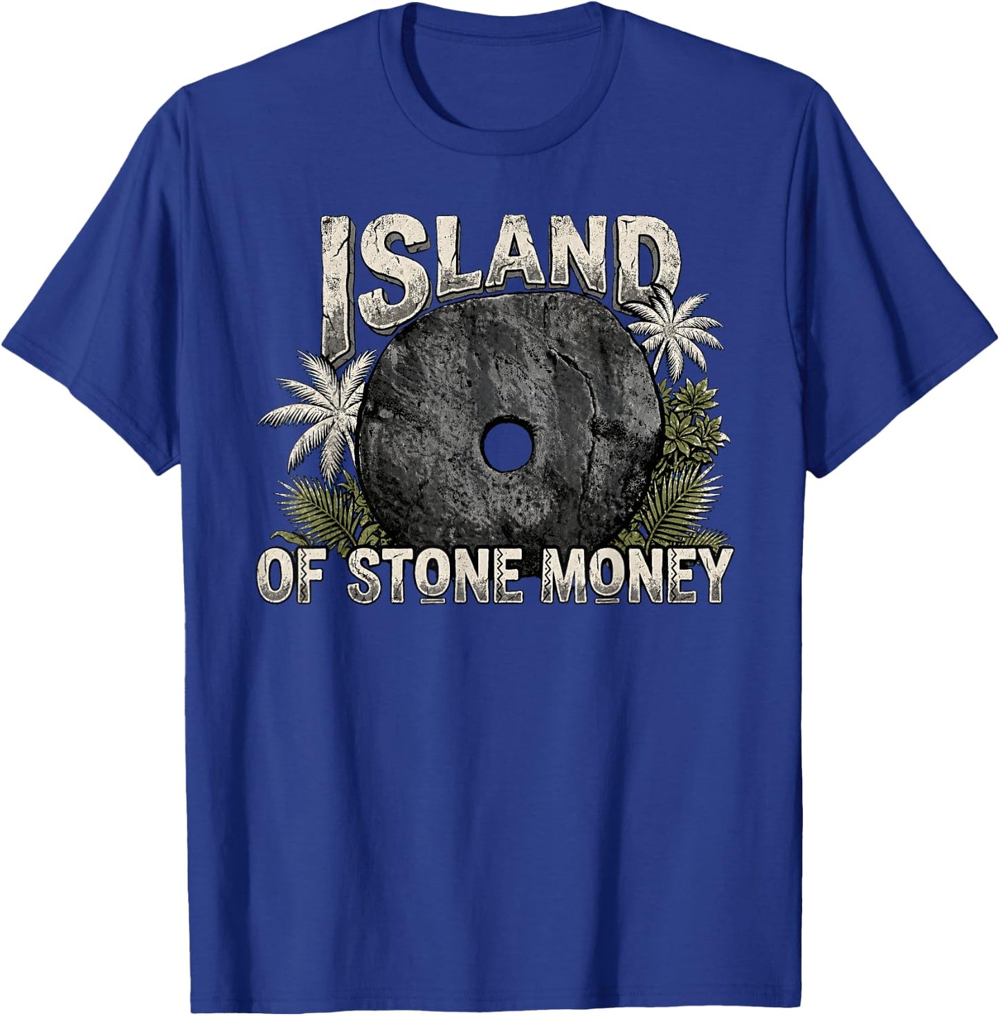 Yap Island Micronesia Stone Money Heritage T-Shirt - T-Shirt | Royal