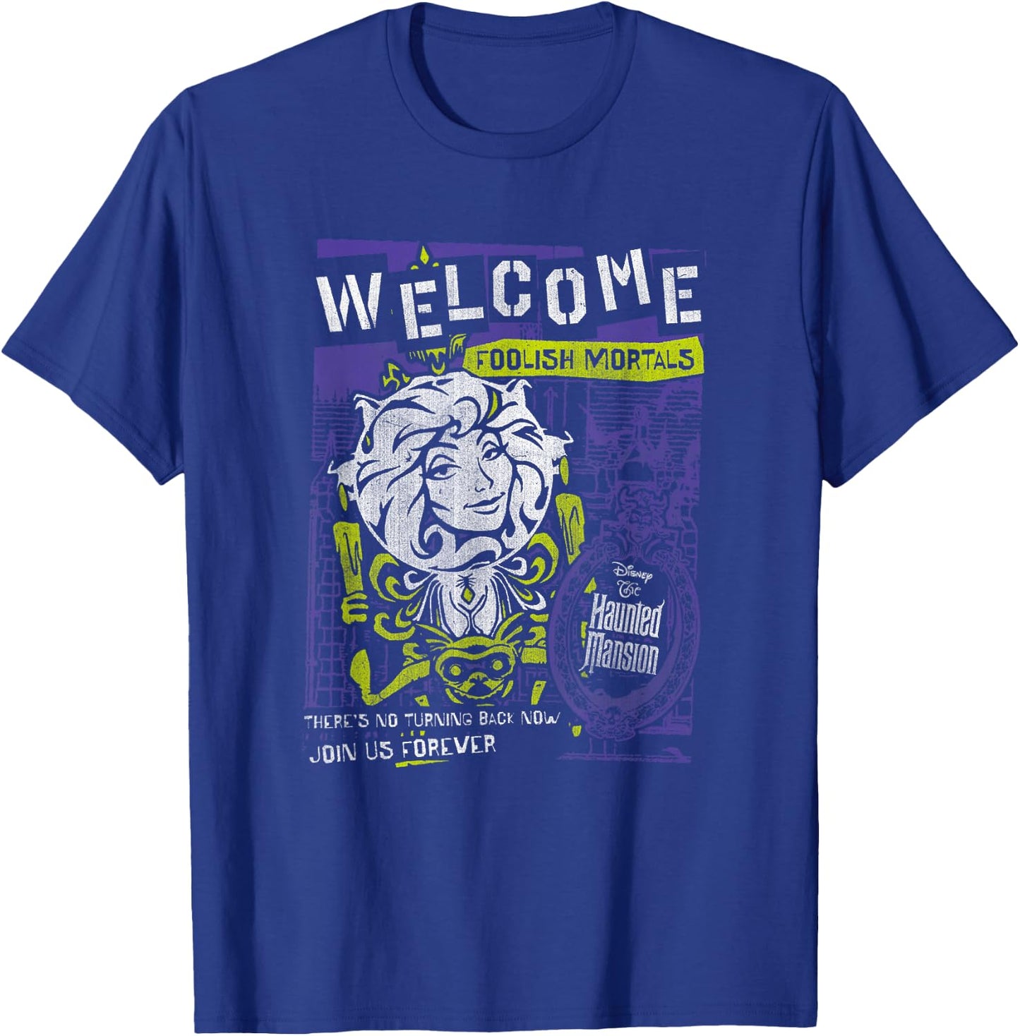 The Haunted Mansion Welcome Foolish Mortals Madame Leota T-Shirt - T-Shirt | Royal