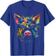 Pig Colorful Geometric Animal Lover Art Graphic Pig T-Shirt - T-Shirt | Royal