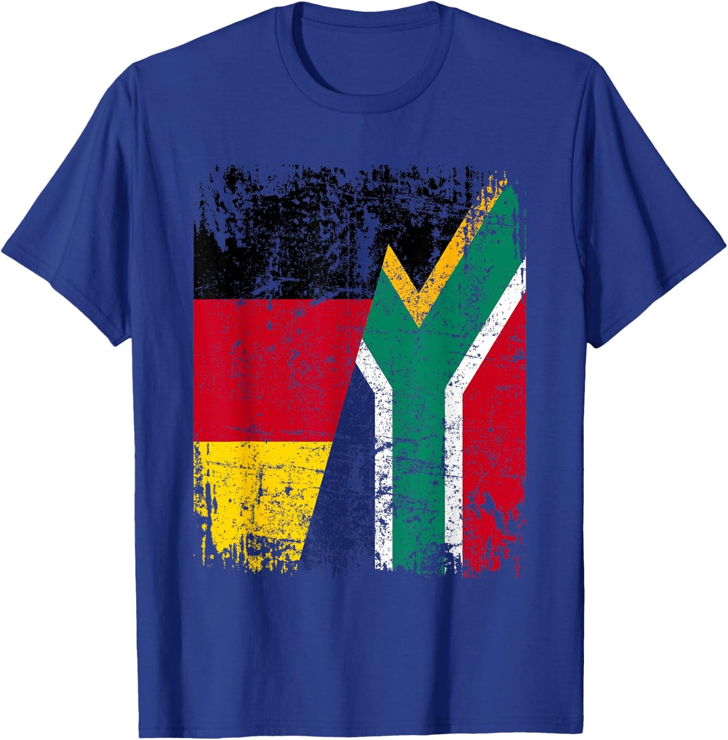 SÜDAFRIKA DEUTSCHLAND Flagge | Damen Herren Kinder Südafrika T-Shirt - T-Shirt | Royal