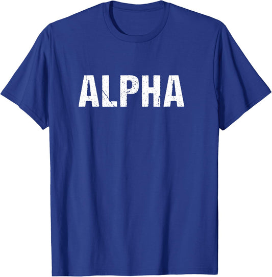 Alpha Shirt, black T-Shirt - T-Shirt | Royal