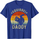 Vintage Squirrel Graphic for Squirrel Lover Daddy Retro T-Shirt - T-Shirt | Royal