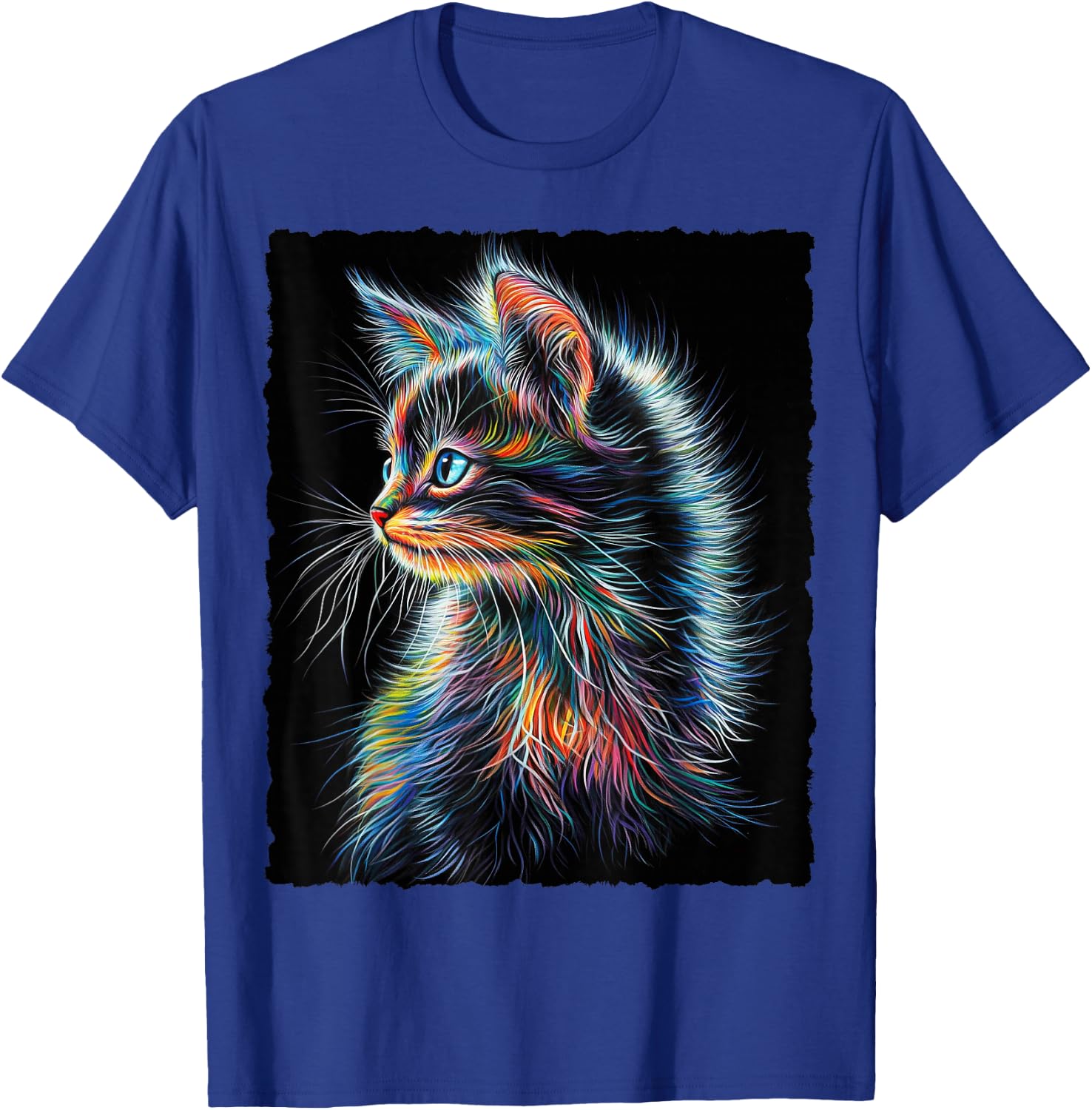 Süße bunte Baby Katze Fantasy Kunst T-Shirt - T-Shirt | Royal