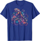 Floral Octopus Burst / Octopus / Men Women Youth Graphic T-Shirt - T-Shirt | Royal