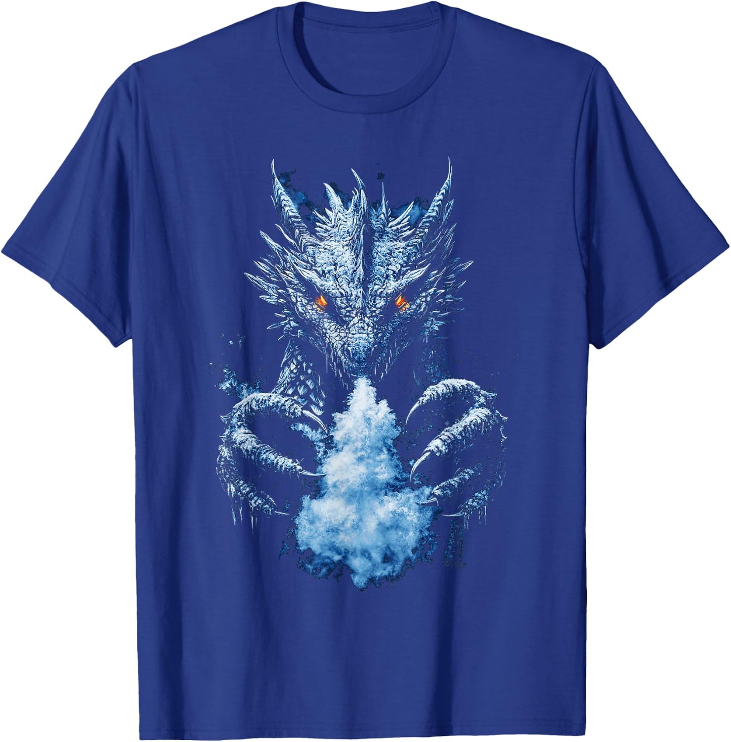 Frost Dragon Ice Dragon T-Shirt - T-Shirt | Royal