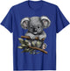 Cute Koala Bear Cub Australia Eucalyptus Koala , black T-Shirt - T-Shirt | Royal