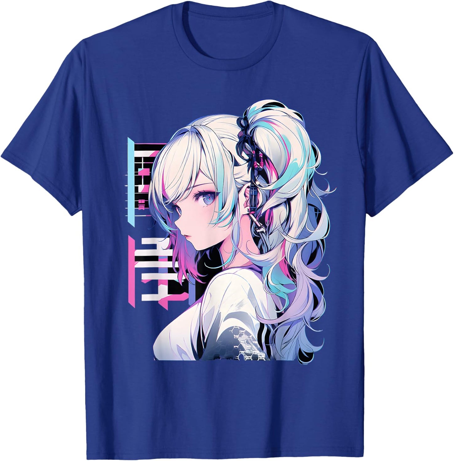 Manga Anime Ästhetische Cyberpunk Techwear Harajuku T-Shirt - T-Shirt | Royal