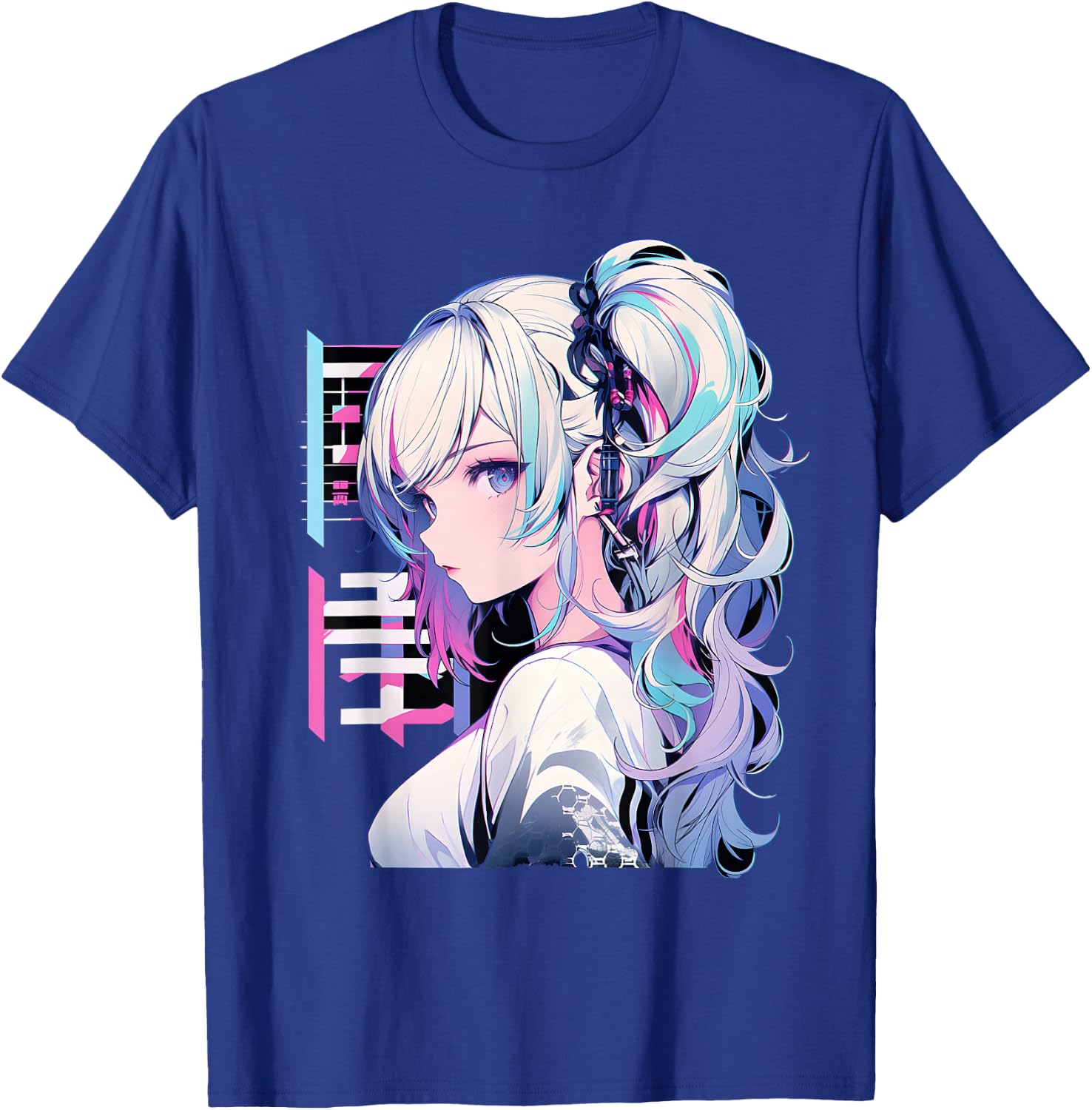 Manga Anime Ästhetische Cyberpunk Techwear Harajuku T-Shirt - T-Shirt | Royal