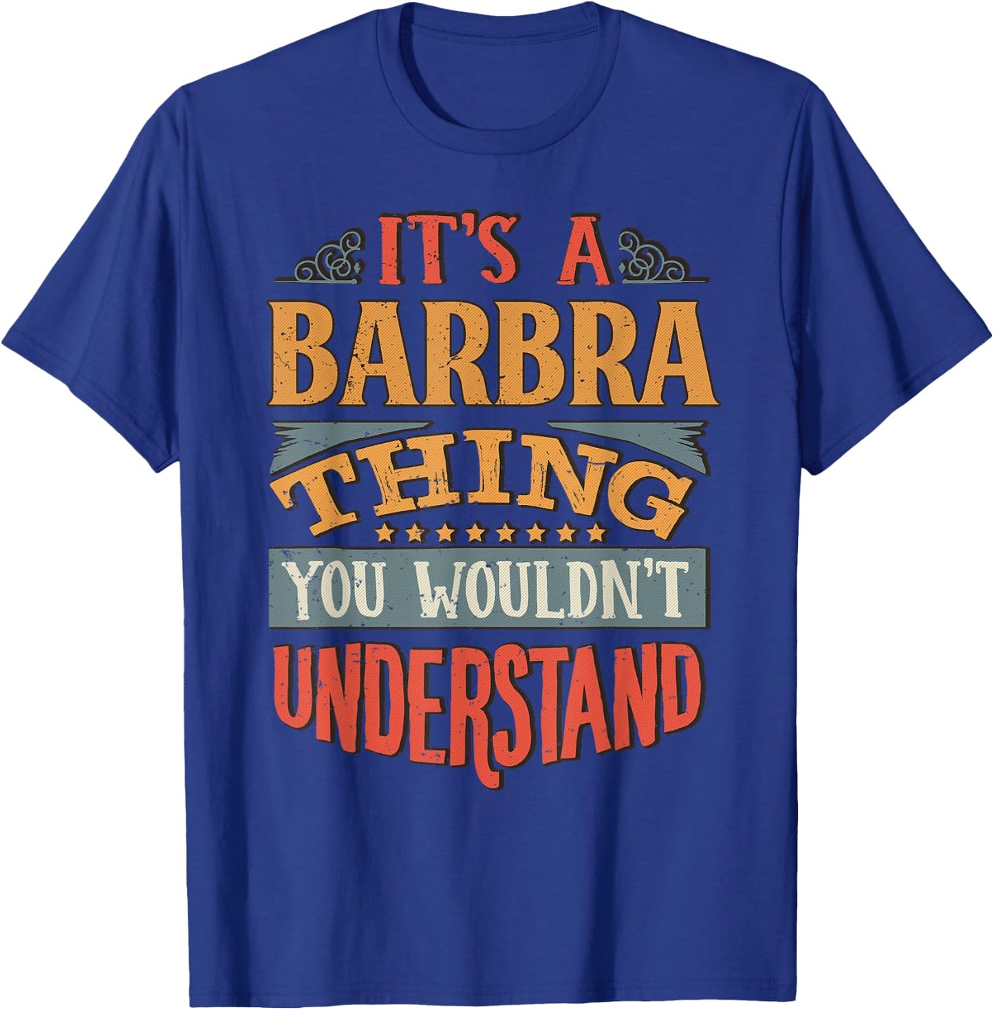 Barbra Name T-Shirt - T-Shirt | Royal