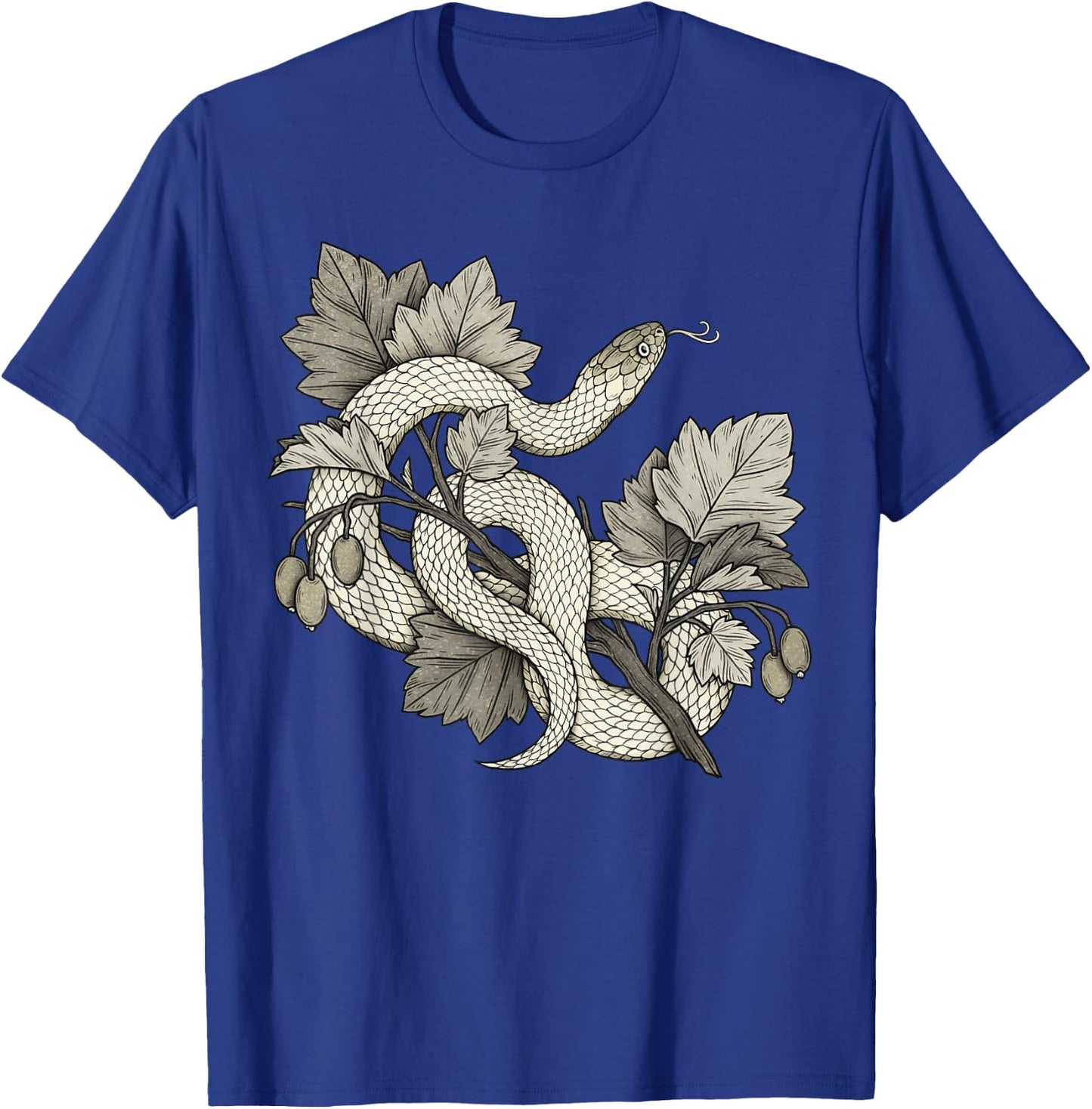 Snake Alternative Gothic Witchcraft Occult Dark Academia Art T-Shirt - T-Shirt | Royal