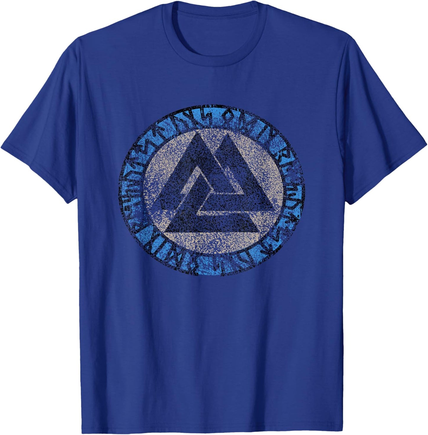 Viking Nordische Mythologie Wikinger Knoten Valknut Wotan , black T-Shirt - T-Shirt | Royal