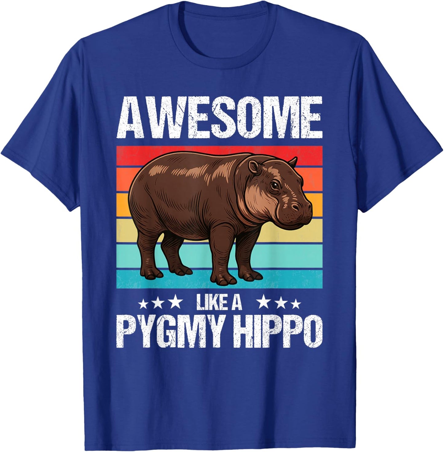 Pygmy Hippos Awesome like a Pygmy Hippo T-Shirt - T-Shirt | Royal