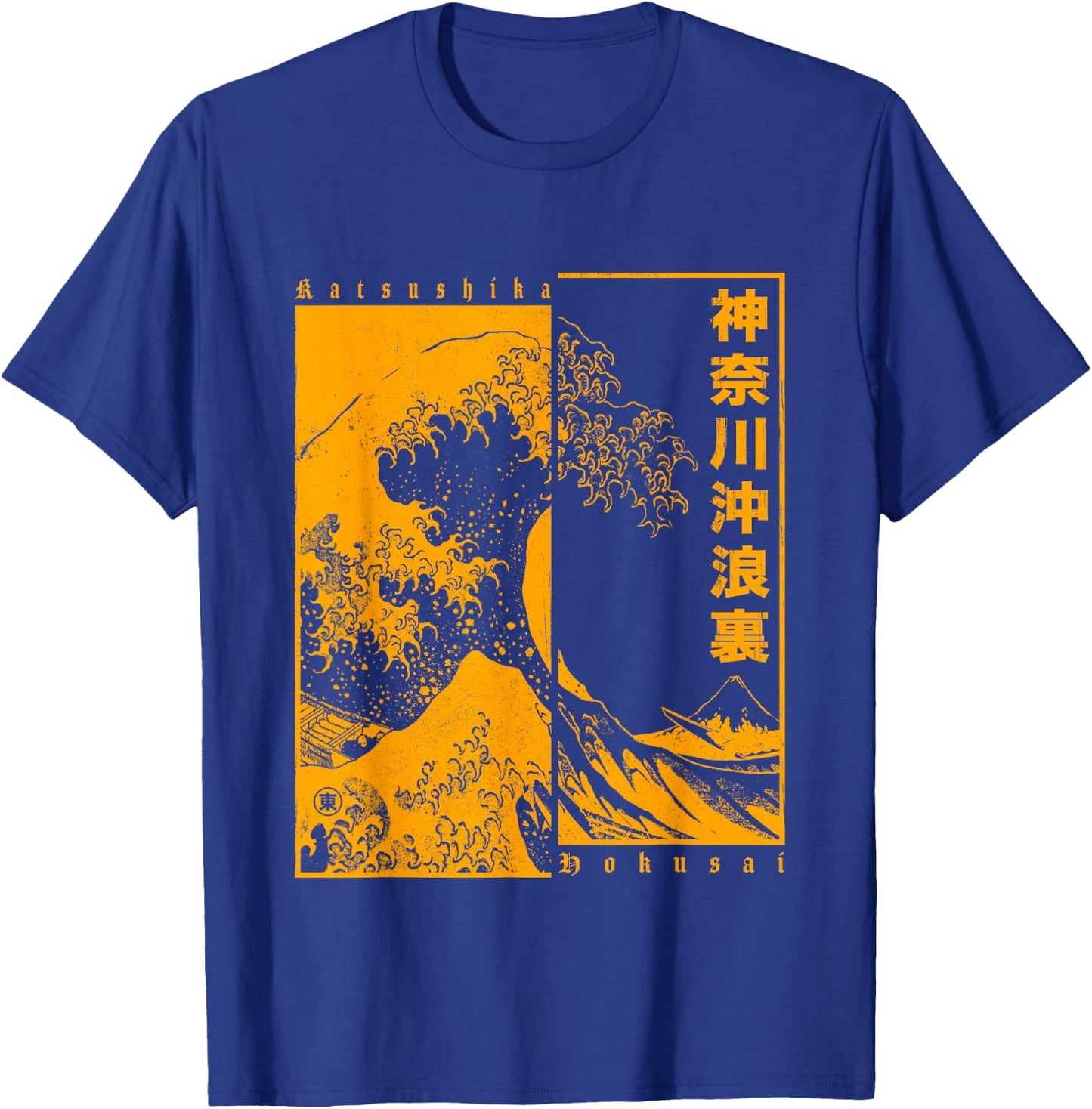 Japanisches Hokusai Japan Style The Great Wave Off Kanagawa T-Shirt - T-Shirt | Royal