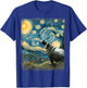Hippo Starry Night Art Parody Funny Surreal Hippopotamus T-Shirt - T-Shirt | Royal