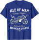 Retro Isle of Man TT Races Vintage Motorcycle Race T-Shirt - T-Shirt | Royal