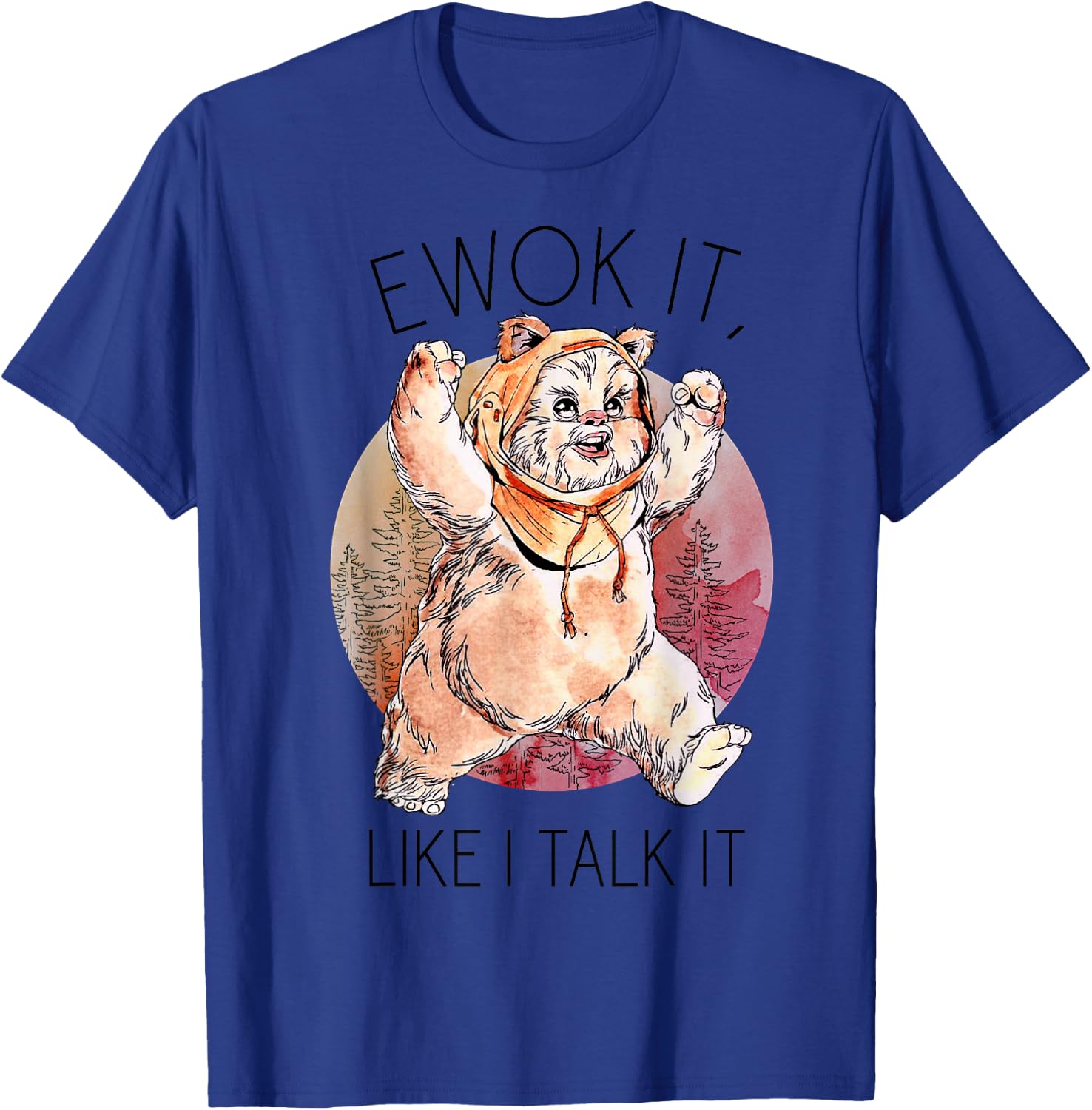 Star Wars Ewok It T-Shirt - T-Shirt | Royal